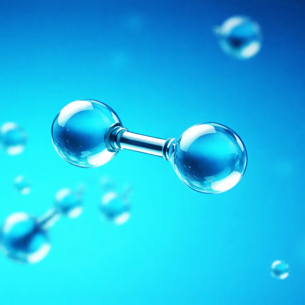 Hydrogen Atoms Close Up